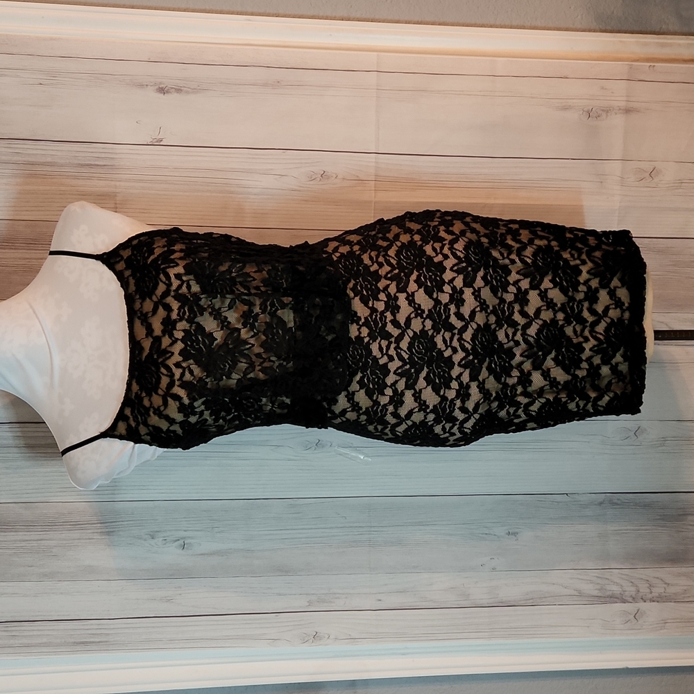 Lace Bodycon Mini Dress Size S